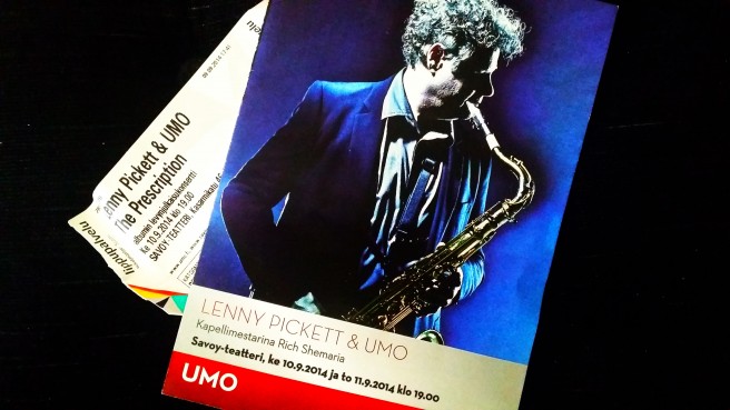 Lenny Pickett & UMO: The Prescription levynjulkkarikeikka Savoyssa