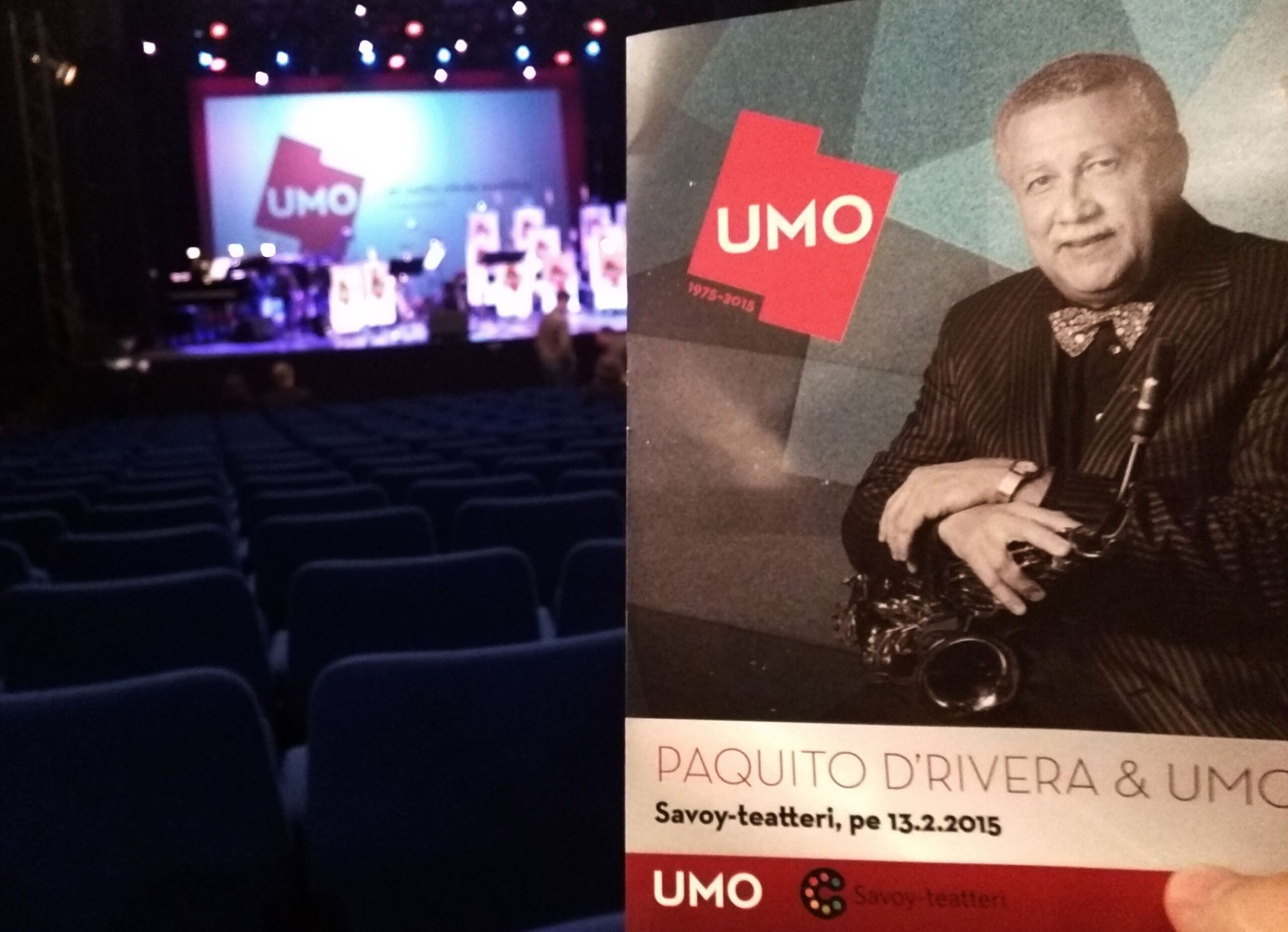 UMO & Paquito D’Rivera Savoy-teatterissa 13.2.