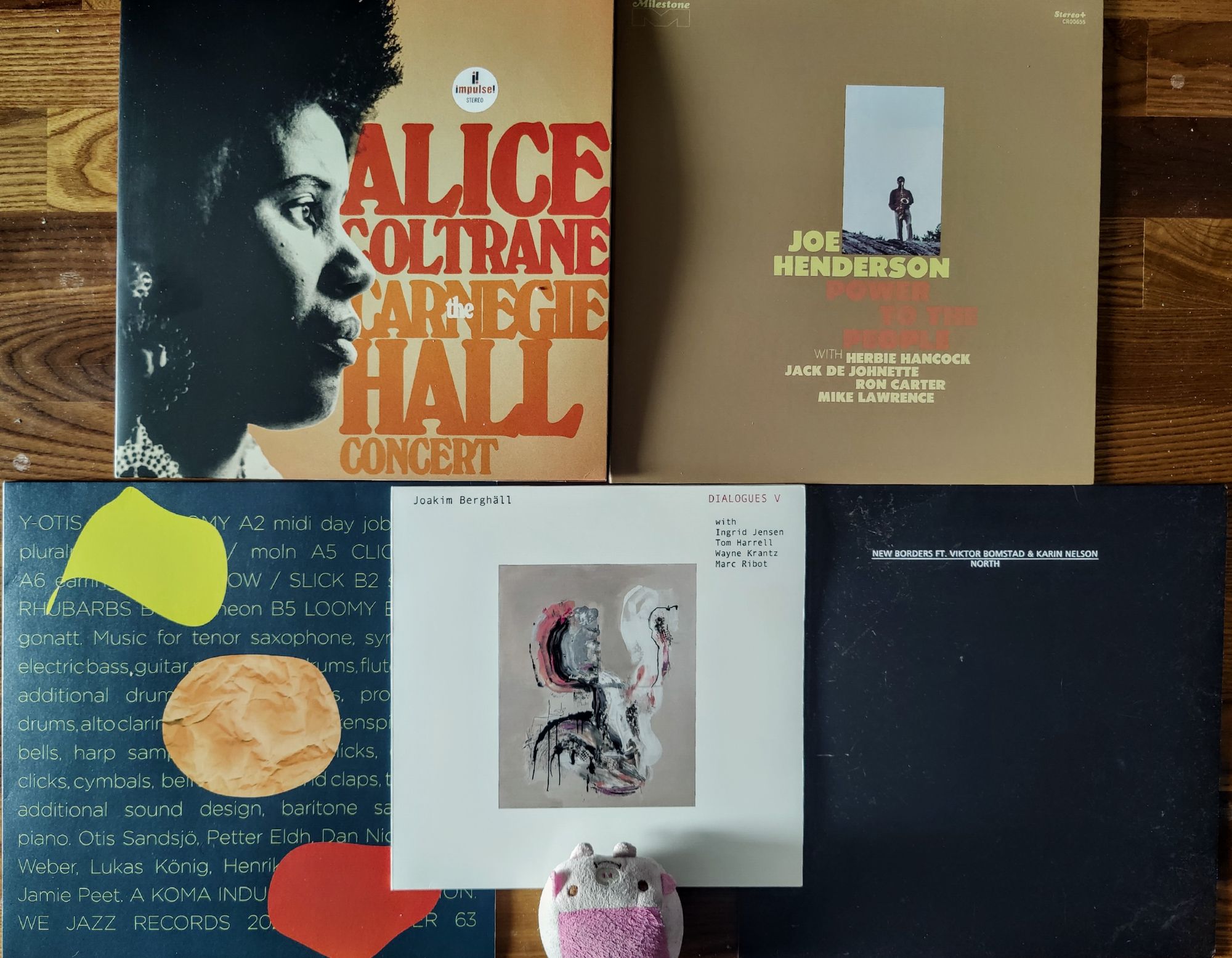 Vinyyliviisikko 3: Alice Coltrane, Joe Henderson, Joakim Berghäll, Y-Otis, New Borders