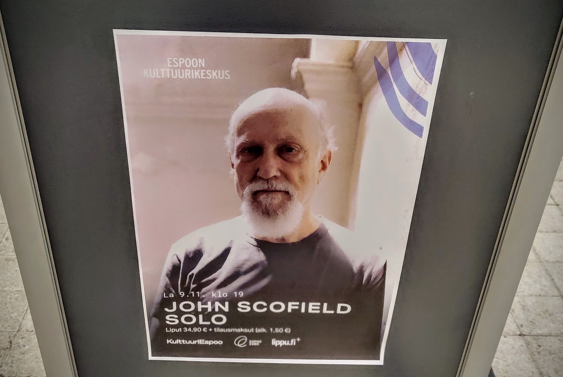 John Scofield Soolona Espoon Kulttuurikeskuksessa